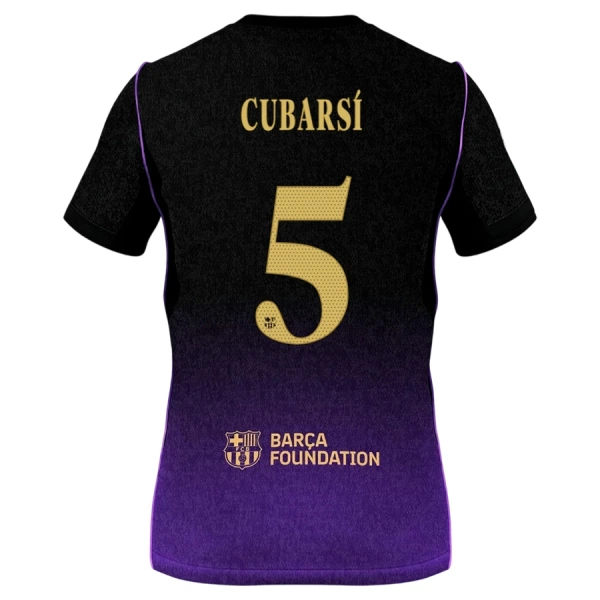 Günstige FC Barcelona Cubarsi 5 Herrentrikot Auswärts 2026/27 Kurzarm Günstige FC Barcelona Cubarsi 5 Herrentrikot Auswärts 2026/27 Kurzarm