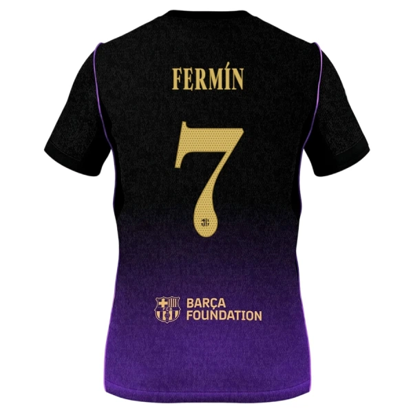Günstige FC Barcelona Fermin 7 Herrentrikot Auswärts 2026/27 Kurzarm Günstige FC Barcelona Fermin 7 Herrentrikot Auswärts 2026/27 Kurzarm