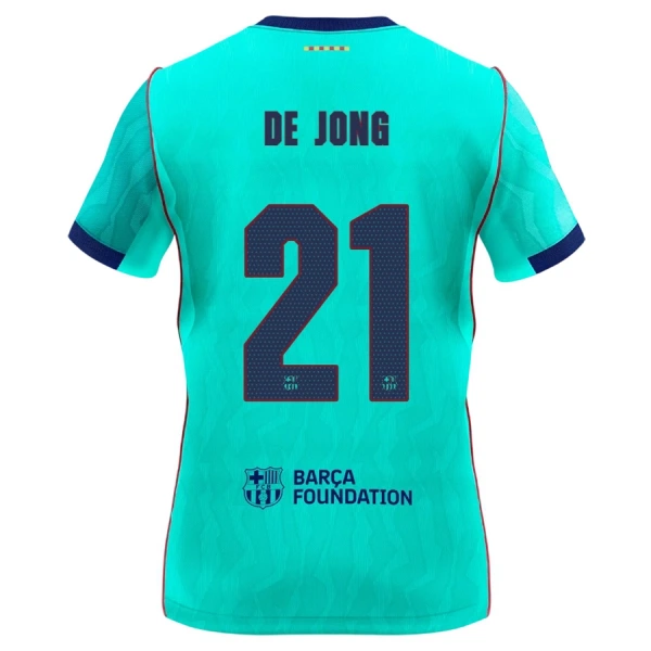 Günstige FC Barcelona Frenkie de Jong 21 Herrentrikot Ausweich 2026/27 Kurzarm Günstige FC Barcelona Frenkie de Jong 21 Herrentrikot Ausweich 2026/27 Kurzarm