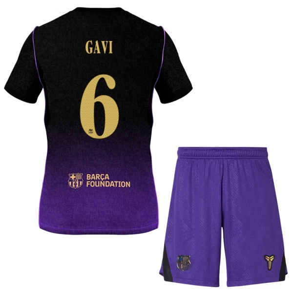 Günstige FC Barcelona Gavi 6 Kindertrikot Auswärts 2026/27 Kurzarm Günstige FC Barcelona Gavi 6 Kindertrikot Auswärts 2026/27 Kurzarm