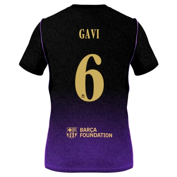 Günstige FC Barcelona Gavi 6 Kindertrikot Auswärts 2026/27 Kurzarm