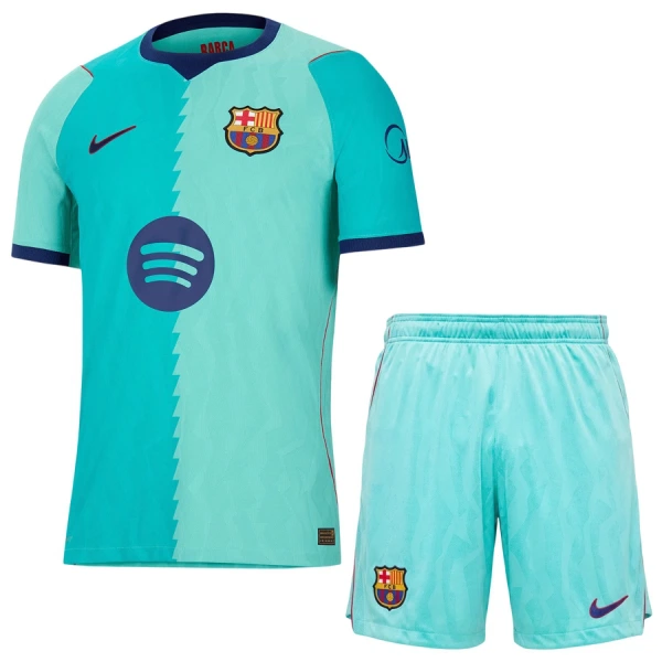 Günstige FC Barcelona Kindertrikot Ausweich 2026/27 Kurzarm