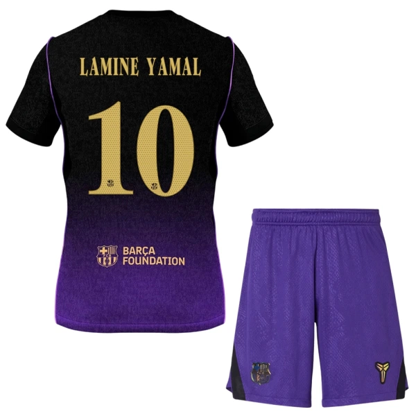 Günstige FC Barcelona Lamine Yamal 10 Kindertrikot Auswärts 2026/27 Kurzarm Günstige FC Barcelona Lamine Yamal 10 Kindertrikot Auswärts 2026/27 Kurzarm