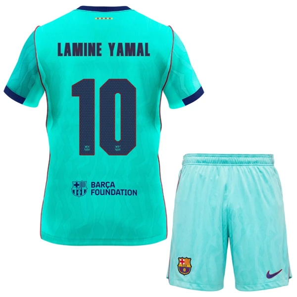 Günstige FC Barcelona Lamine Yamal 10 Kindertrikot Ausweich 2026/27 Kurzarm