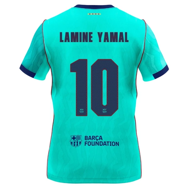 Günstige FC Barcelona Lamine Yamal 10 Kindertrikot Ausweich 2026/27 Kurzarm