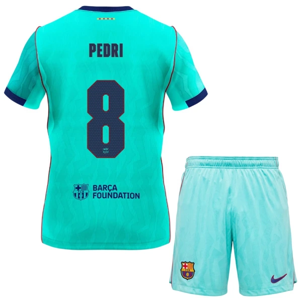 Günstige FC Barcelona Pedri 8 Kindertrikot Ausweich 2026/27 Kurzarm Günstige FC Barcelona Pedri 8 Kindertrikot Ausweich 2026/27 Kurzarm