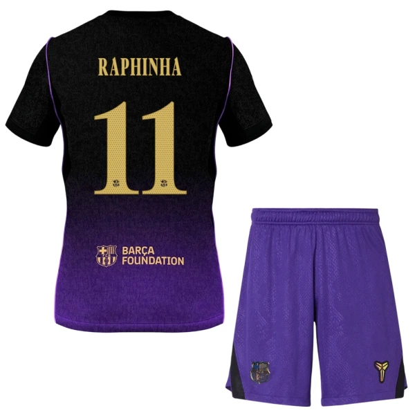 Günstige FC Barcelona Raphinha 11 Kindertrikot Auswärts 2026/27 Kurzarm Günstige FC Barcelona Raphinha 11 Kindertrikot Auswärts 2026/27 Kurzarm