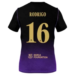 Günstige FC Barcelona Rodrigo 16 Herrentrikot Auswärts 2026/27 Kurzarm