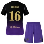 Günstige FC Barcelona Rodrigo 16 Kindertrikot Auswärts 2026/27 Kurzarm