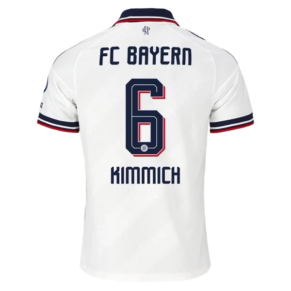 Günstige FC Bayern München Kimmich 6 Kindertrikot Auswärts 2026/27 Kurzarm