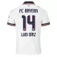 Günstige FC Bayern München Luis Diaz 14 Herrentrikot Auswärts 2026/27 Kurzarm Günstige FC Bayern München Luis Diaz 14 Herrentrikot Auswärts 2026/27 Kurzarm