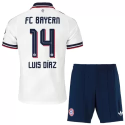 Günstige FC Bayern München Luis Diaz 14 Kindertrikot Auswärts 2026/27 Kurzarm Günstige FC Bayern München Luis Diaz 14 Kindertrikot Auswärts 2026/27 Kurzarm