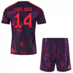 Günstige FC Bayern München Luis Diaz 14 Kindertrikot Ausweich 2026/27 Kurzarm