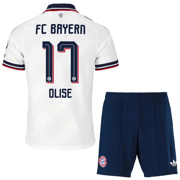 Günstige FC Bayern München Olise 17 Kindertrikot Auswärts 2026/27 Kurzarm Günstige FC Bayern München Olise 17 Kindertrikot Auswärts 2026/27 Kurzarm