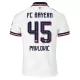Günstige FC Bayern München Pavlovic 45 Herrentrikot Auswärts 2026/27 Kurzarm