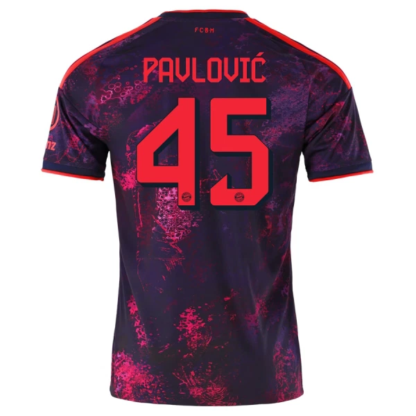 Günstige FC Bayern München Pavlovic 45 Herrentrikot Ausweich 2026/27 Kurzarm
