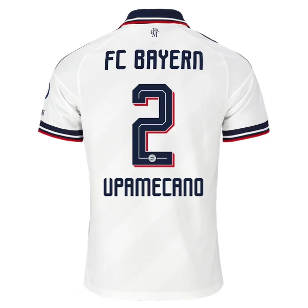 Günstige FC Bayern München Upamecano 2 Herrentrikot Auswärts 2026/27 Kurzarm Günstige FC Bayern München Upamecano 2 Herrentrikot Auswärts 2026/27 Kurzarm