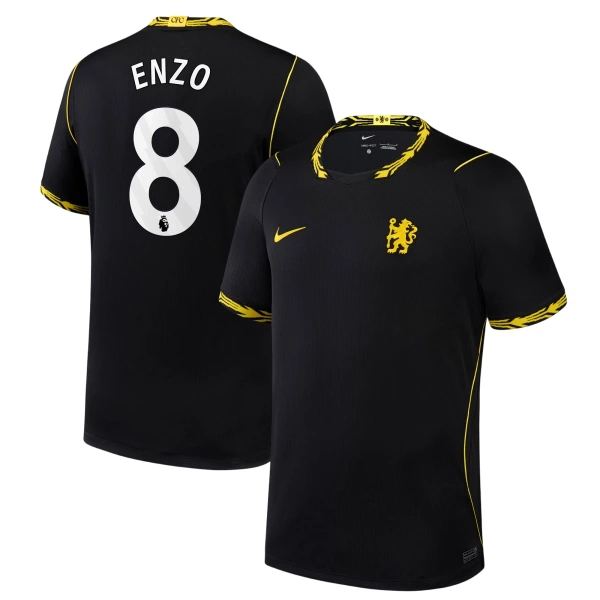Günstige Chelsea Enzo 8 Herrentrikot Auswärts 2026/27 Kurzarm Günstige Chelsea Enzo 8 Herrentrikot Auswärts 2026/27 Kurzarm