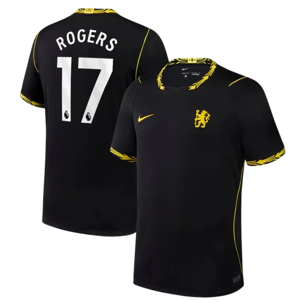 Günstige Chelsea Rogers 17 Herrentrikot Auswärts 2026/27 Kurzarm Günstige Chelsea Rogers 17 Herrentrikot Auswärts 2026/27 Kurzarm