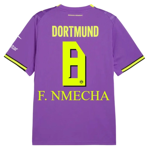 Günstige Borussia Dortmund F. Nmecha 8 Herrentrikot Ausweich 2026/27 Kurzarm Günstige Borussia Dortmund F. Nmecha 8 Herrentrikot Ausweich 2026/27 Kurzarm