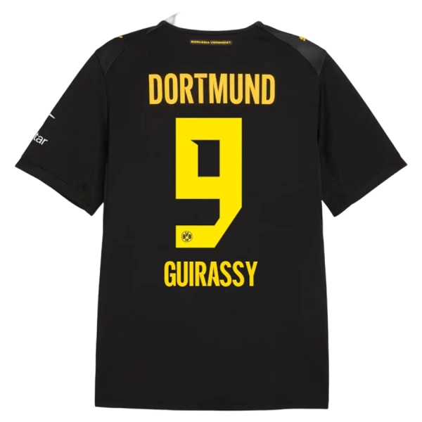 Günstige Borussia Dortmund Guirassy 9 Herrentrikot Auswärts 2026/27 Kurzarm Günstige Borussia Dortmund Guirassy 9 Herrentrikot Auswärts 2026/27 Kurzarm