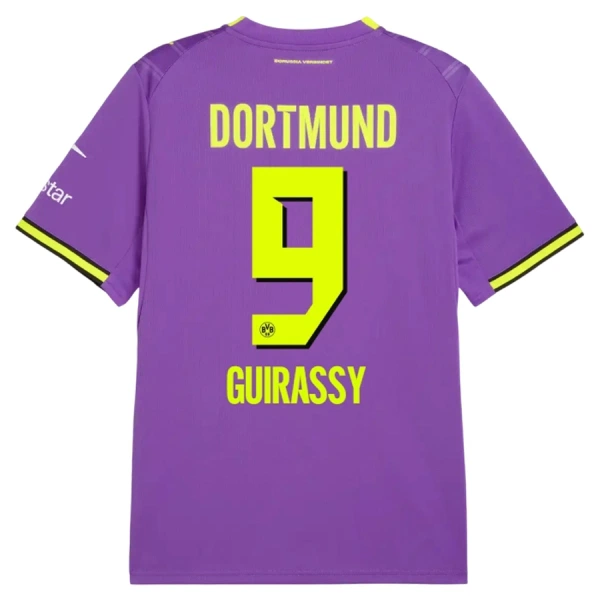 Günstige Borussia Dortmund Guirassy 9 Herrentrikot Ausweich 2026/27 Kurzarm Günstige Borussia Dortmund Guirassy 9 Herrentrikot Ausweich 2026/27 Kurzarm