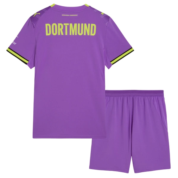 Günstige Borussia Dortmund Kindertrikot Ausweich 2026/27 Kurzarm