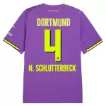 Günstige Borussia Dortmund N. Schlotterbeck 4 Herrentrikot Ausweich 2026/27 Kurzarm