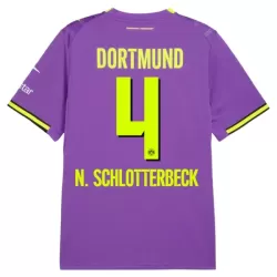 Günstige Borussia Dortmund N. Schlotterbeck 4 Herrentrikot Ausweich 2026/27 Kurzarm