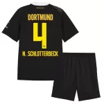 Günstige Borussia Dortmund N. Schlotterbeck 4 Kindertrikot Auswärts 2026/27 Kurzarm