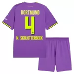 Günstige Borussia Dortmund N. Schlotterbeck 4 Kindertrikot Ausweich 2026/27 Kurzarm