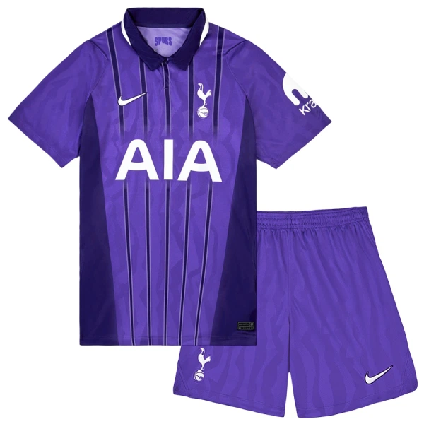 Günstige Tottenham Hotspur Kindertrikot Ausweich 2026/27 Kurzarm Günstige Tottenham Hotspur Kindertrikot Ausweich 2026/27 Kurzarm