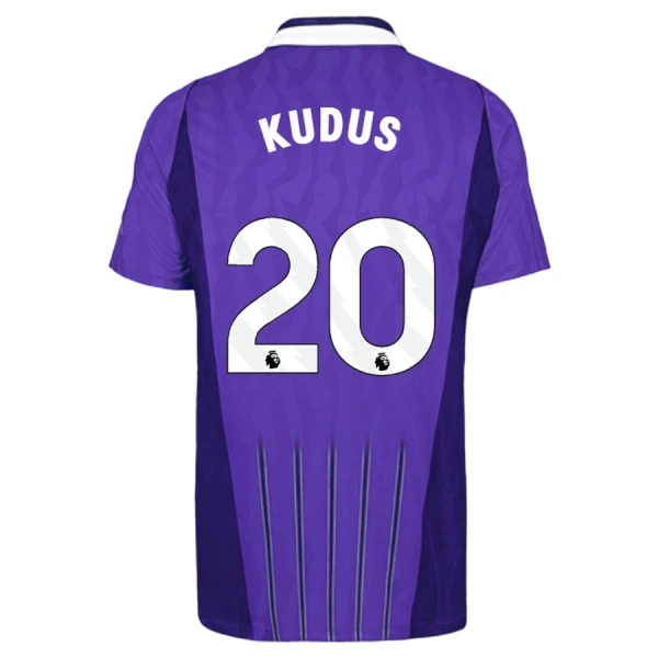 Günstige Tottenham Hotspur Kudus 20 Herrentrikot Ausweich 2026/27 Kurzarm Günstige Tottenham Hotspur Kudus 20 Herrentrikot Ausweich 2026/27 Kurzarm
