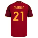 Günstige AS Rom Dybala 21 Herrentrikot Heim 2026/27 Kurzarm