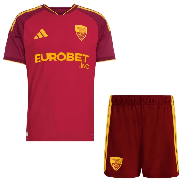 Günstige AS Rom Kindertrikot Heim 2026/27 Kurzarm