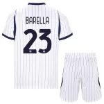 Günstige Inter Mailand Barella 23 Kindertrikot Auswärts 2026/27 Kurzarm
