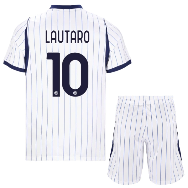 Günstige Inter Mailand Lautaro 10 Kindertrikot Auswärts 2026/27 Kurzarm Günstige Inter Mailand Lautaro 10 Kindertrikot Auswärts 2026/27 Kurzarm
