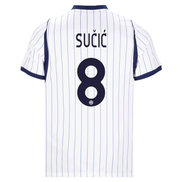 Günstige Inter Mailand Sucic 8 Herrentrikot Auswärts 2026/27 Kurzarm Günstige Inter Mailand Sucic 8 Herrentrikot Auswärts 2026/27 Kurzarm