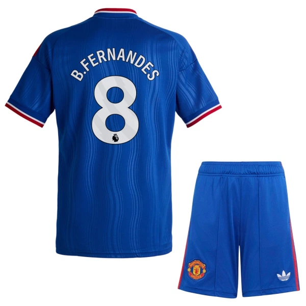 Günstige Manchester United Bruno Fernandes 8 Kindertrikot Auswärts 2026/27 Kurzarm
