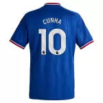 Günstige Manchester United Cunha 10 Herrentrikot Auswärts 2026/27 Kurzarm