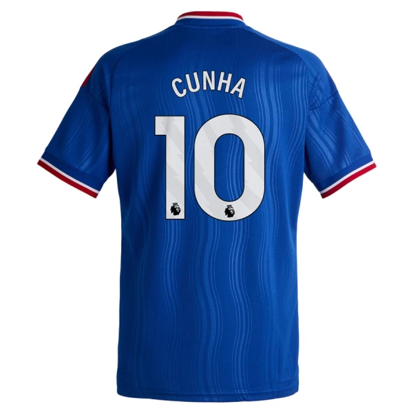 Günstige Manchester United Cunha 10 Kindertrikot Auswärts 2026/27 Kurzarm