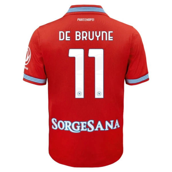 Günstige SSC Neapel De Bruyne 11 Herrentrikot Ausweich 2026/27 Kurzarm Günstige SSC Neapel De Bruyne 11 Herrentrikot Ausweich 2026/27 Kurzarm