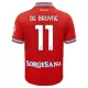 Günstige SSC Neapel De Bruyne 11 Herrentrikot Ausweich 2026/27 Kurzarm Günstige SSC Neapel De Bruyne 11 Herrentrikot Ausweich 2026/27 Kurzarm