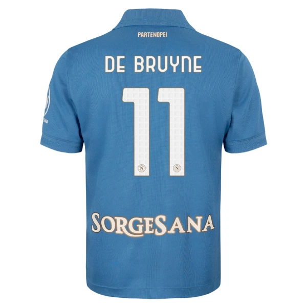 Günstige SSC Neapel De Bruyne 11 Herrentrikot Heim 2026/27 Kurzarm Günstige SSC Neapel De Bruyne 11 Herrentrikot Heim 2026/27 Kurzarm