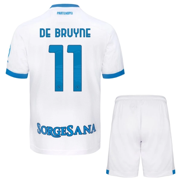 Günstige SSC Neapel De Bruyne 11 Kindertrikot Auswärts 2026/27 Kurzarm Günstige SSC Neapel De Bruyne 11 Kindertrikot Auswärts 2026/27 Kurzarm