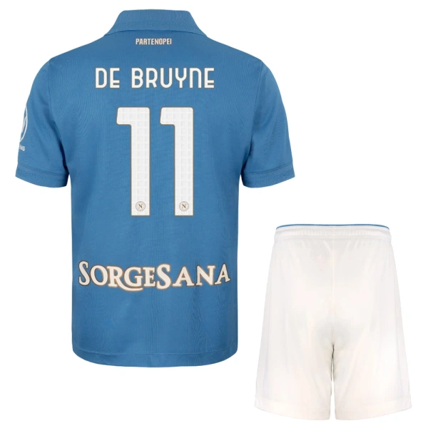 Günstige SSC Neapel De Bruyne 11 Kindertrikot Heim 2026/27 Kurzarm Günstige SSC Neapel De Bruyne 11 Kindertrikot Heim 2026/27 Kurzarm