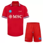 Günstige SSC Neapel Kindertrikot Ausweich 2026/27 Kurzarm