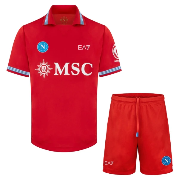 Günstige SSC Neapel Kindertrikot Ausweich 2026/27 Kurzarm Günstige SSC Neapel Kindertrikot Ausweich 2026/27 Kurzarm