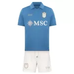 Günstige SSC Neapel Kindertrikot Heim 2026/27 Kurzarm