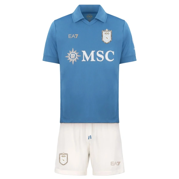 Günstige SSC Neapel Kindertrikot Heim 2026/27 Kurzarm Günstige SSC Neapel Kindertrikot Heim 2026/27 Kurzarm